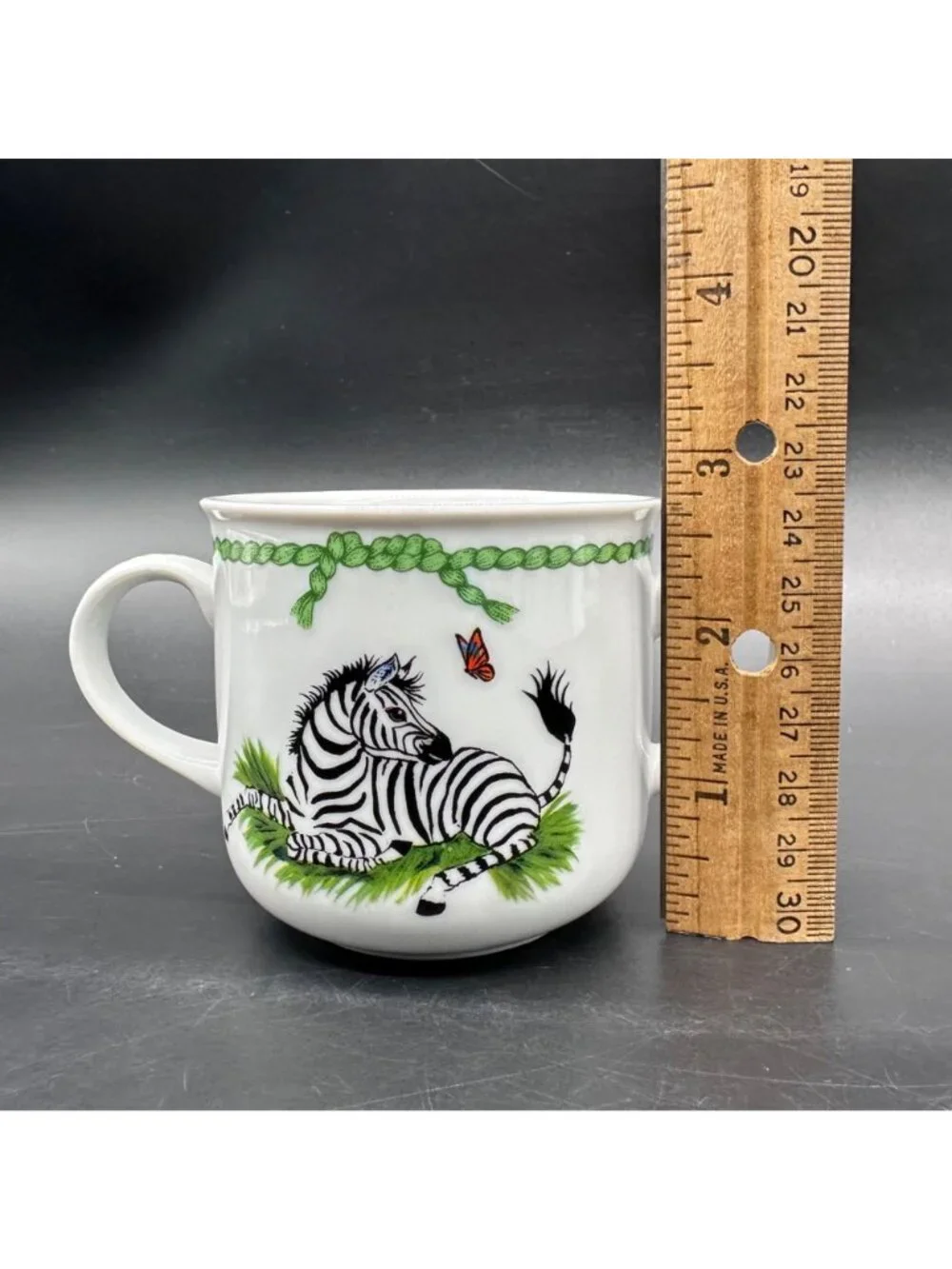 Vintage Childs Dish Set Plate Bowl Cup Lynn Chase 1988 Jungle Party Animal Japan - Picture 7 of 7